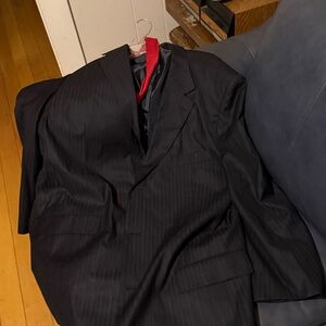 Tesori Black Suit with Red Accent